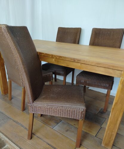 Jídelní stůl TEAK + 6 židlí - Image 5
