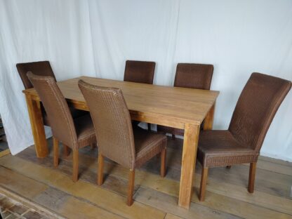 Jídelní stůl TEAK + 6 židlí - Image 12
