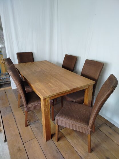 Jídelní stůl TEAK + 6 židlí - Image 13